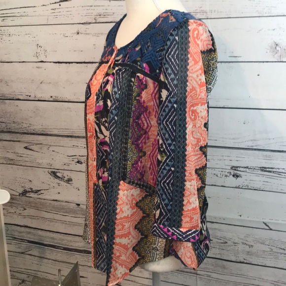 Anthropologie VanessaVirginia Embroidered Blouse - Picture 5 of 8